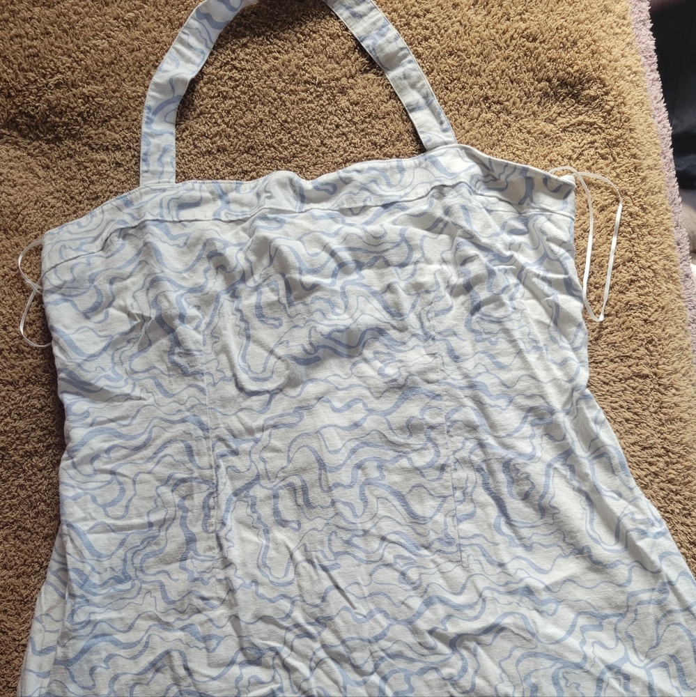 Abercrombie Linen Blend Halter Dress